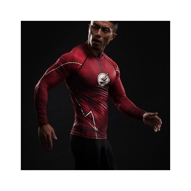 The Flash Classic Compression Long Sleeve Rash Guard