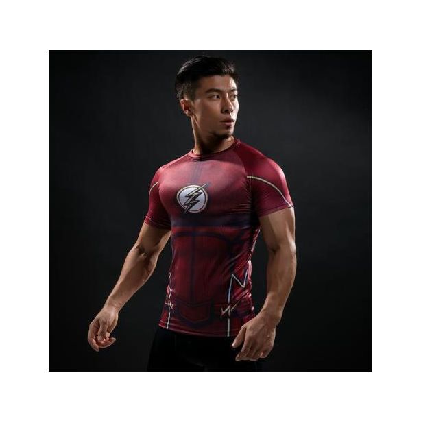 The Flash Classic Compression Short Sleeve Rash Guard