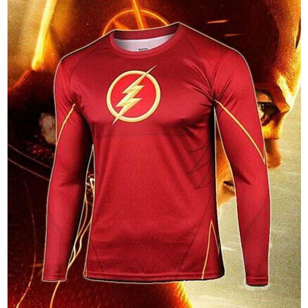 The Flash Classic Long Sleeve Compression Rash Guard