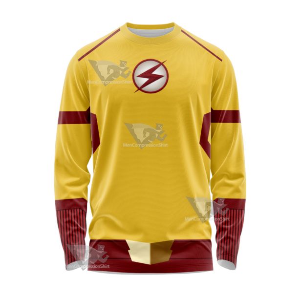 The Flash Season 3 Wallace Rudolph Wally West Long Sleeve Shirt