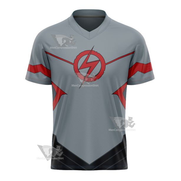 The Flash Wallace R West Burst Football Jersey