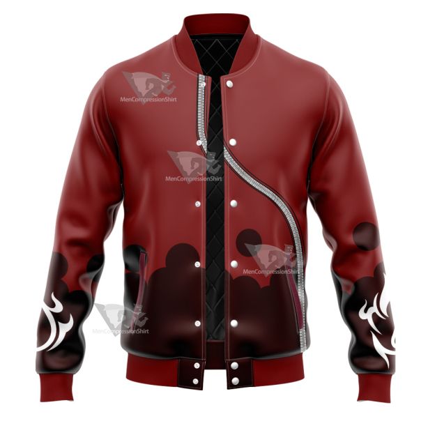 The King Of Fighters Kof Ash Crimson Varsity Jacket