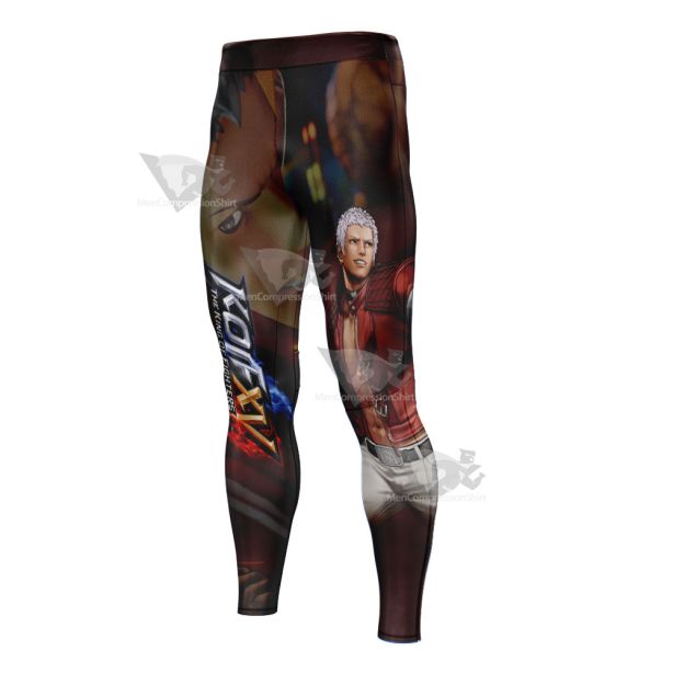 The King Of Fighters Kof Xv Yashiro Nanakase Mens Compression Legging