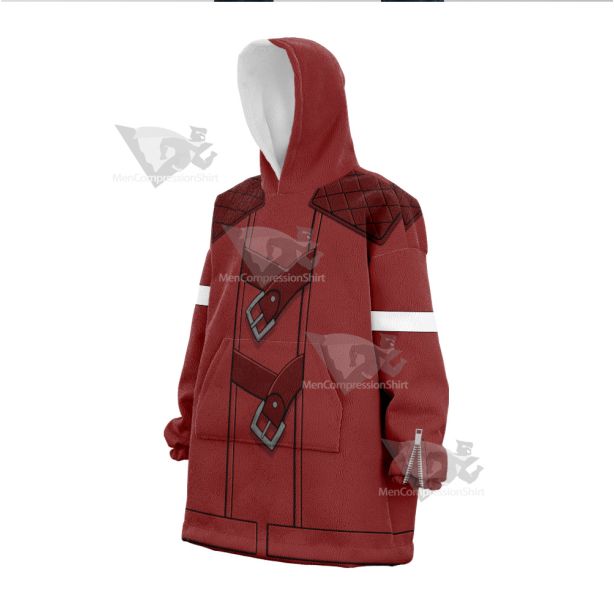 The King Of Fighters Kof Xv Yashiro Nanakase Snug Oversized Blanket Hoodie