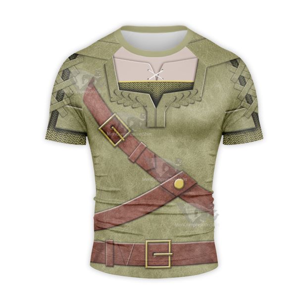 The Legend Of Zelda Tears Of The Kingdom Short Sleeve Compression Shirt