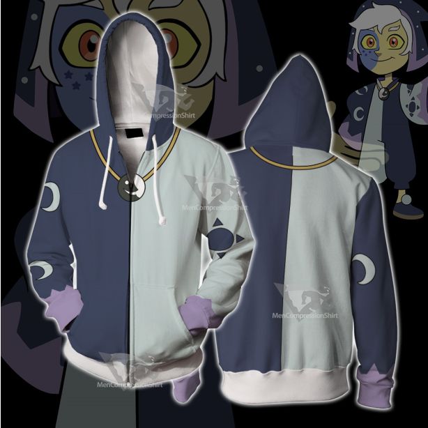 The Owl House The Collector Cosplay Zip Up Hoodie