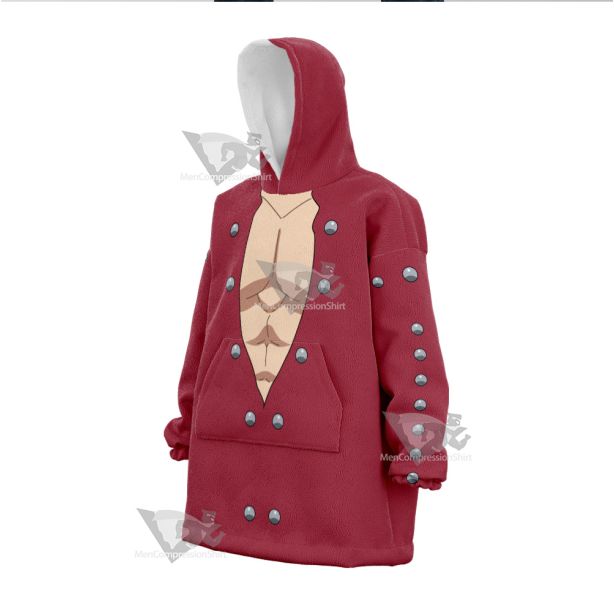 The Seven Deadly Sins Ban Snug Oversized Blanket Hoodie