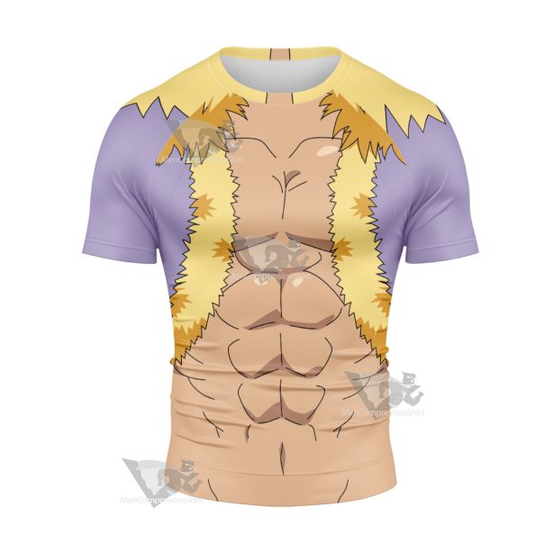 The Seven Deadly Sins Escanor Short Sleeve Compression Shirt