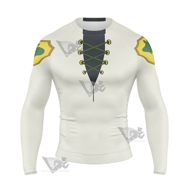 The Seven Deadly Sins Meliodas Boar Hat Long Sleeve Compression Shirt