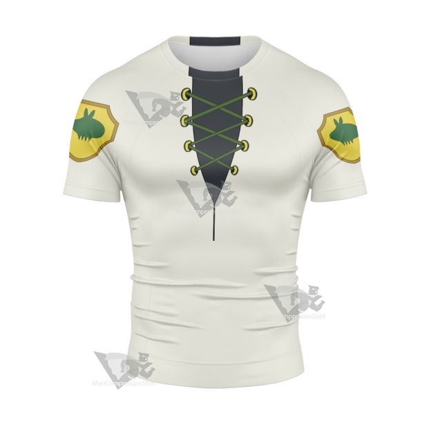 The Seven Deadly Sins Meliodas Boar Hat Short Sleeve Compression Shirt