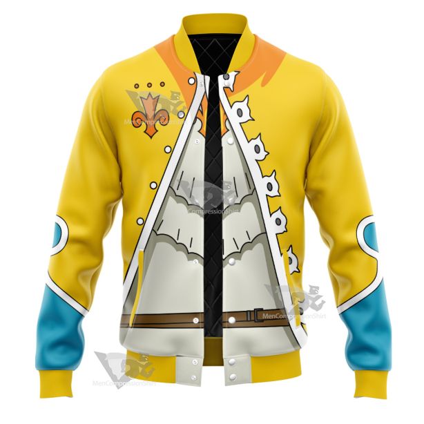 The Seven Deadly Sins Tristan Liones Yellow Varsity Jacket