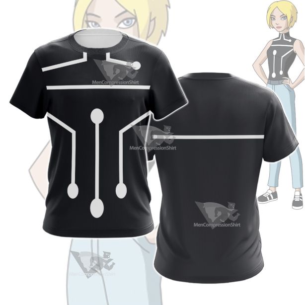 The Zeta Project Rosalie Rowan Black Cosplay T-Shirt