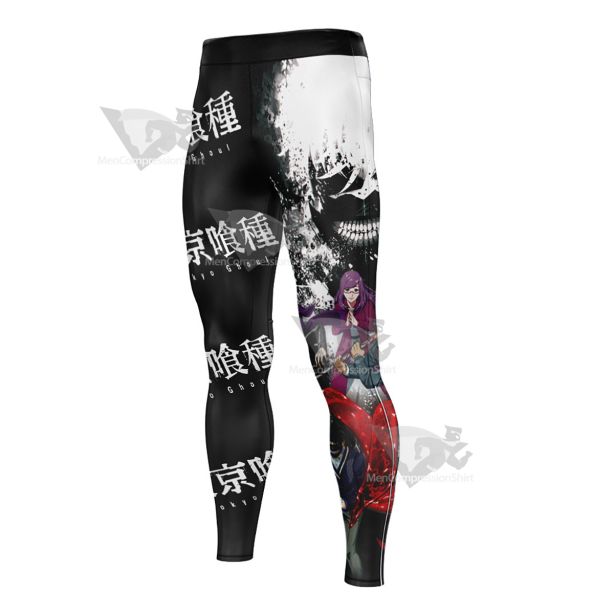 Tokyo Ghoul Black Mens Compression Legging