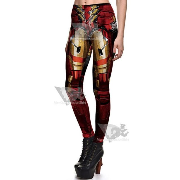 Tony Stark Gym Compression Leggingspants For Women