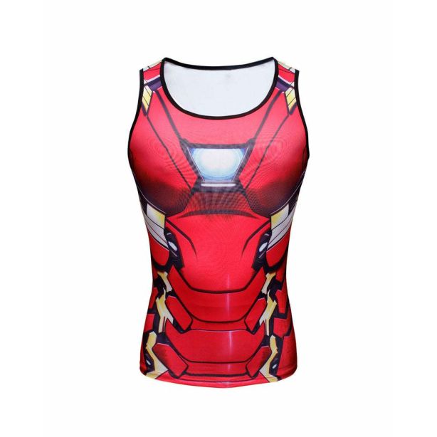 Tony Stark Man Compression Tank Top