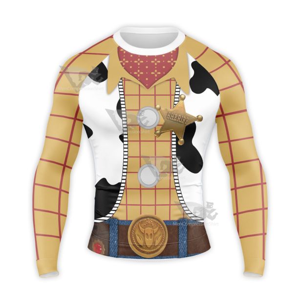 Toy Story Woody Long Sleeve Compression Shirt