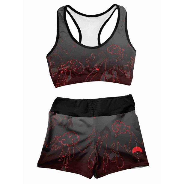 Uchiha Emblem Women Compression Active Wear Set