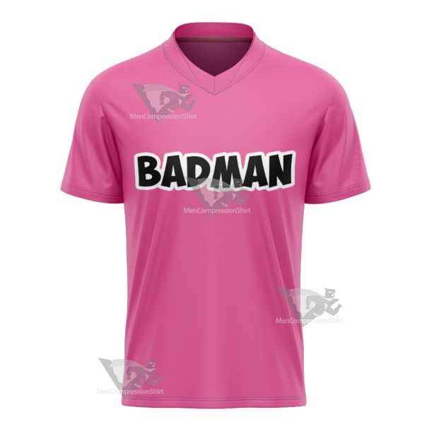 Vegeta Badman Pink Dragon Ball Z Football Jersey