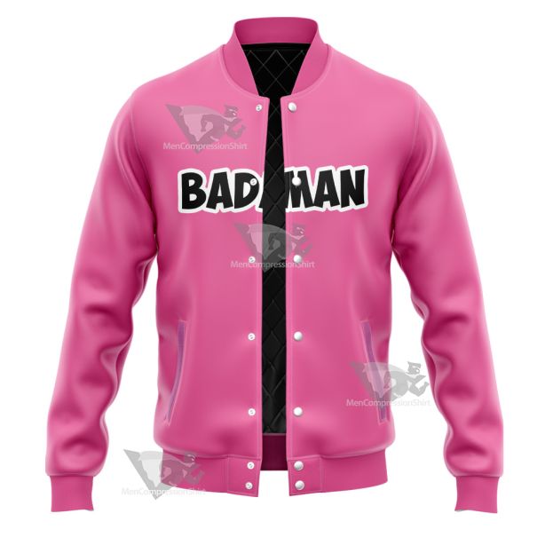 Vegeta Badman Pink Dragon Ball Z Varsity Jacket