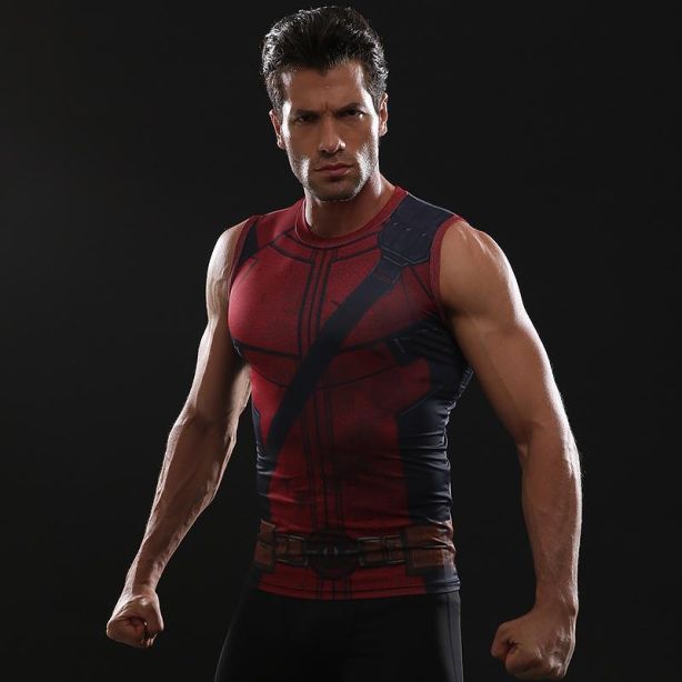 Wade Wilson 2 Compression Tank Top For Men