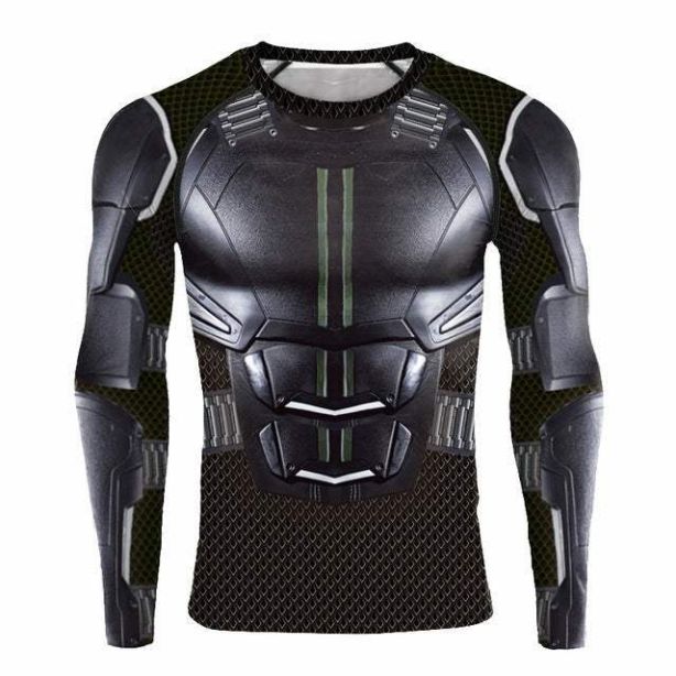 Wayne Armor Long Sleeve Compression Shirt