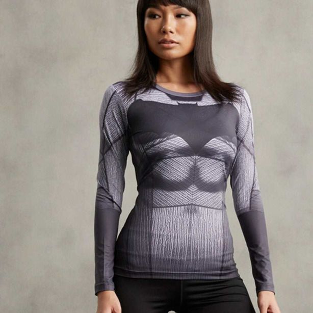 Wayne Long Sleeve Compression Shirts For Women