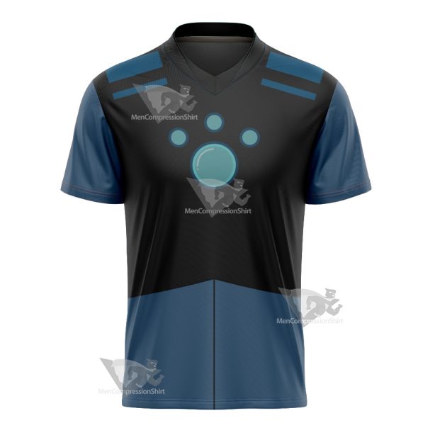 Wild Kratts Martin Blue Cosplay Football Jersey