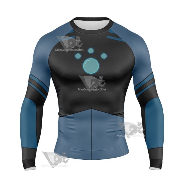 Wild Kratts Martin Blue Cosplay Long Sleeve Compression Shirt