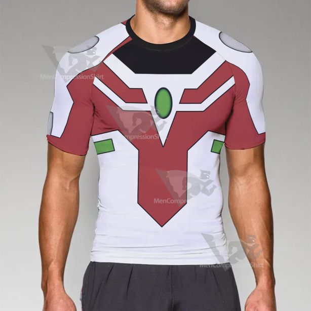 Wind Dragon White Short Sleeve Compression Shirt