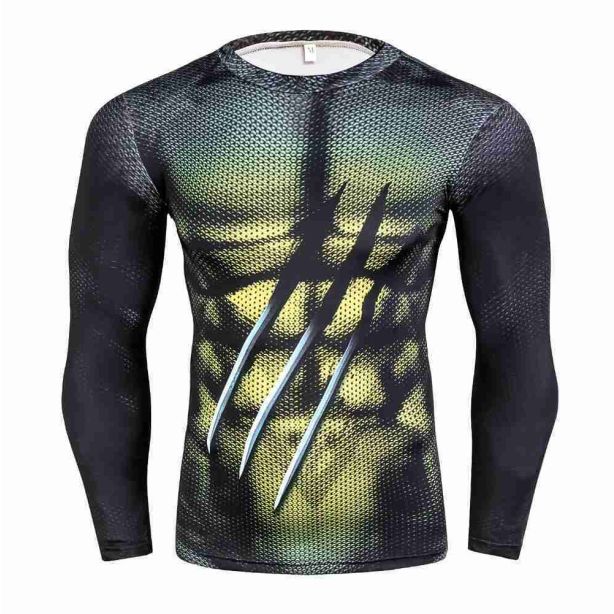 Wolverine Long Sleeve Compression Shirt For Men