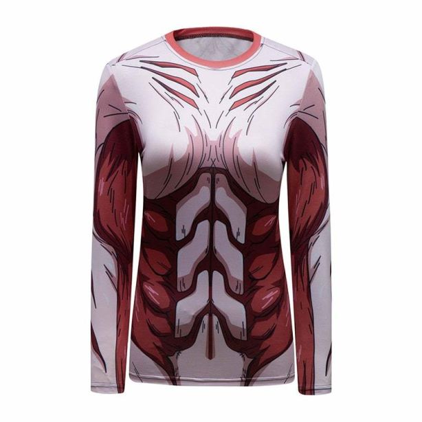 Women Attack On Titan Elite Long Sleeve Rashguard