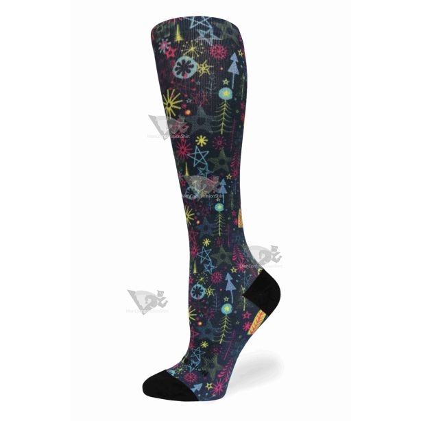 Women Compression Socks Seasonal Joy