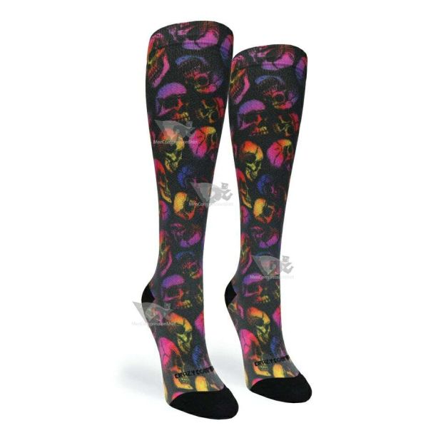 Women Compression Socks Skulls Galore