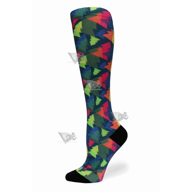 Women Compression Socks Tree Clash