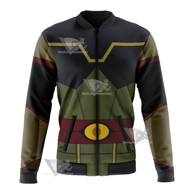 Xiaolin Showdown Chase Young Green Cosplay Bomber Jacket