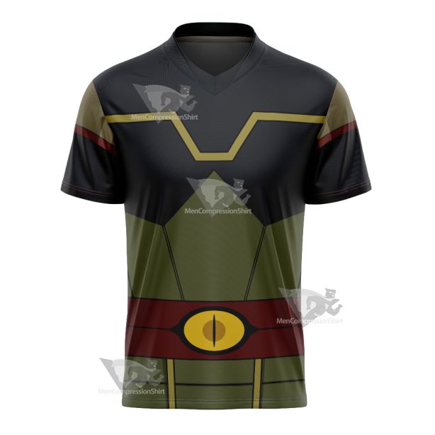 Xiaolin Showdown Chase Young Green Cosplay Football Jersey