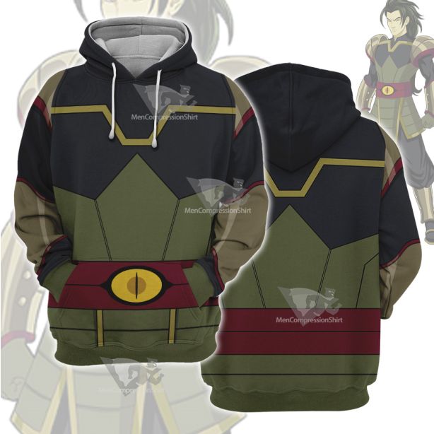 Xiaolin Showdown Chase Young Green Cosplay Hoodie