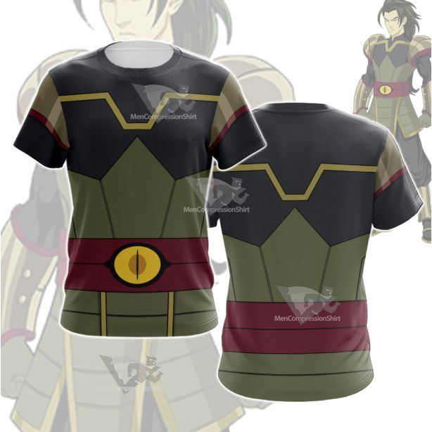 Xiaolin Showdown Chase Young Green Cosplay T-Shirt