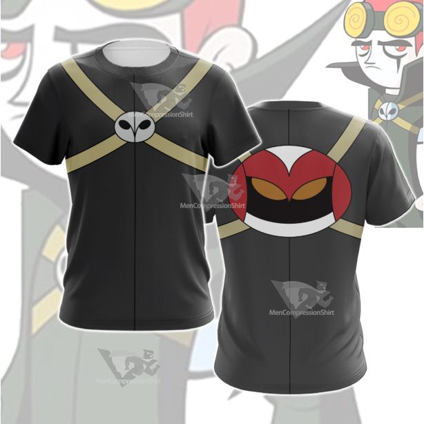 Xiaolin Showdown Jack Spicer Grey Cosplay T-Shirt