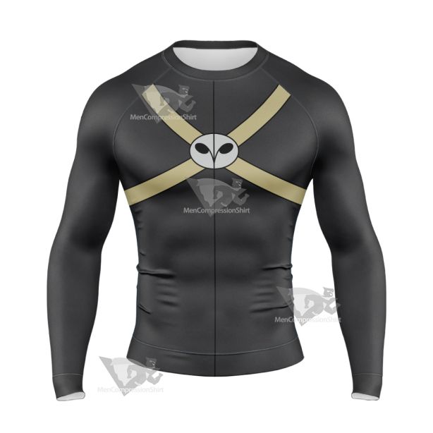 Xiaolin Showdown Jack Spicer Grey Long Sleeve Compression Shirt