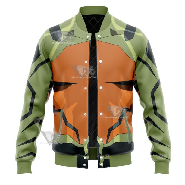 Young Justice Aquaman Ii Varsity Jacket