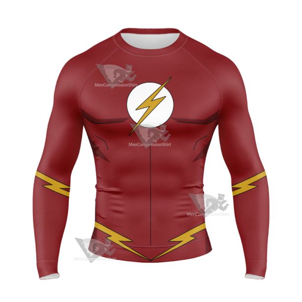 Young Justice Barry Allen Long Sleeve Compression Shirt