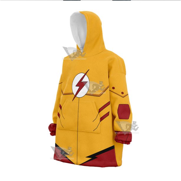 Young Justice The Flash Wally West Snug Oversized Blanket Hoodie