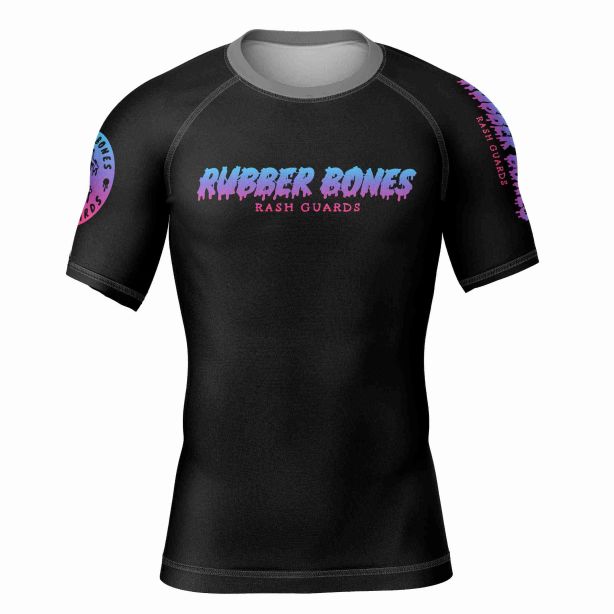 Youth Cotton Candy Short Sleeve Rash Guard