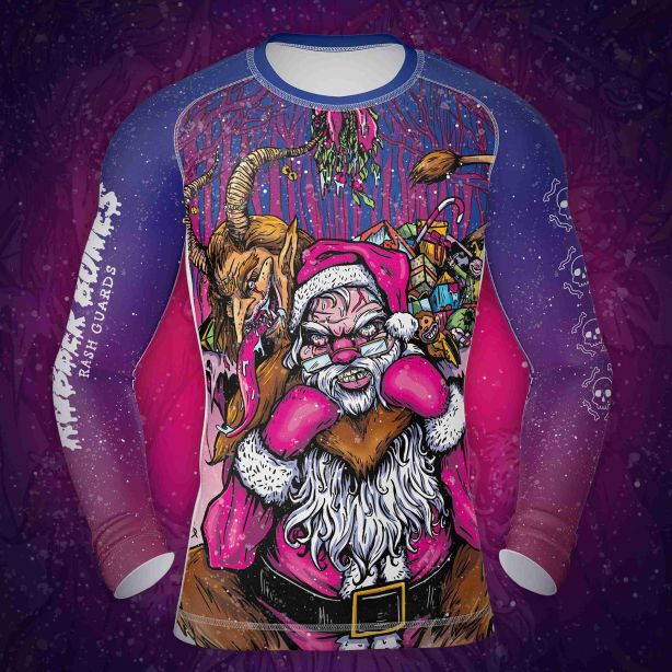 Youth Krampus Xmas Long Sleeve Rash Guard