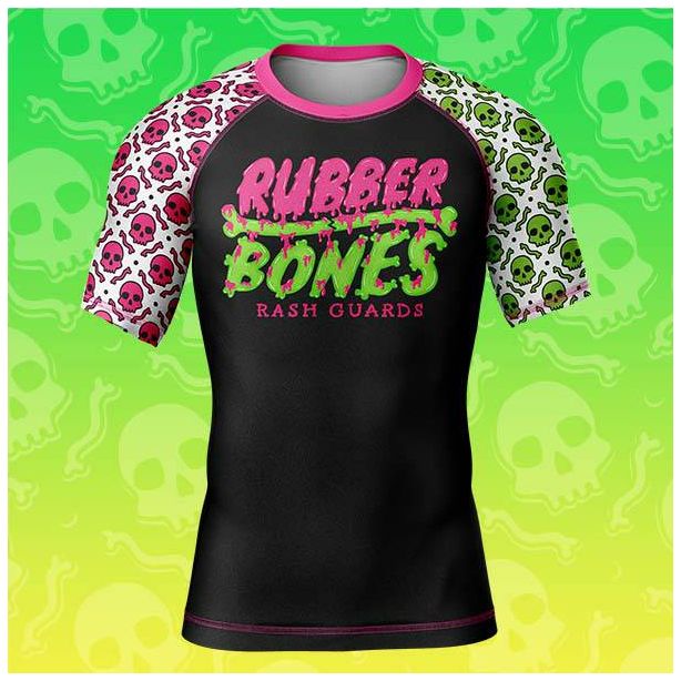 Youth Og Rubber Bones Short Sleeve Rash Guard