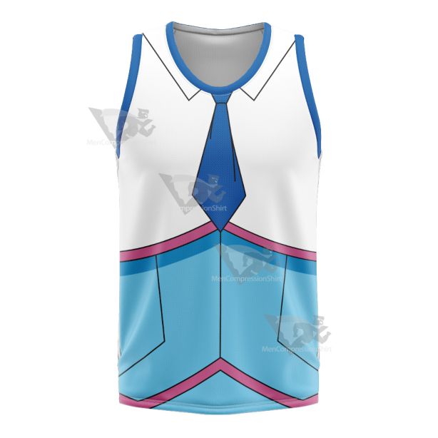 Yu Gi Oh Vrains Blue Angel Aoi Zaizen Basketball Jersey