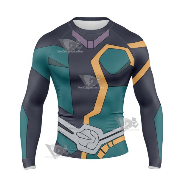 Yu Gi Oh Vrains Playmaker Yusaku Fujiki Long Sleeve Compression Shirt