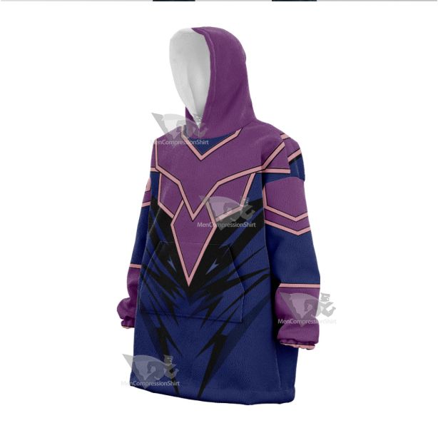 Yu Gi Oh Yugioh Dark Magician Snug Oversized Blanket Hoodie