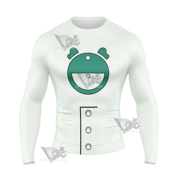 Zatch Bell Parco Folgore Green Cosplay Long Sleeve Compression Shirt